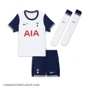 Camisa de time de futebol Tottenham Hotspur James Maddison #10 Replicas 1º Equipamento Infantil 2024-25 Manga Curta (+ Calças curtas)